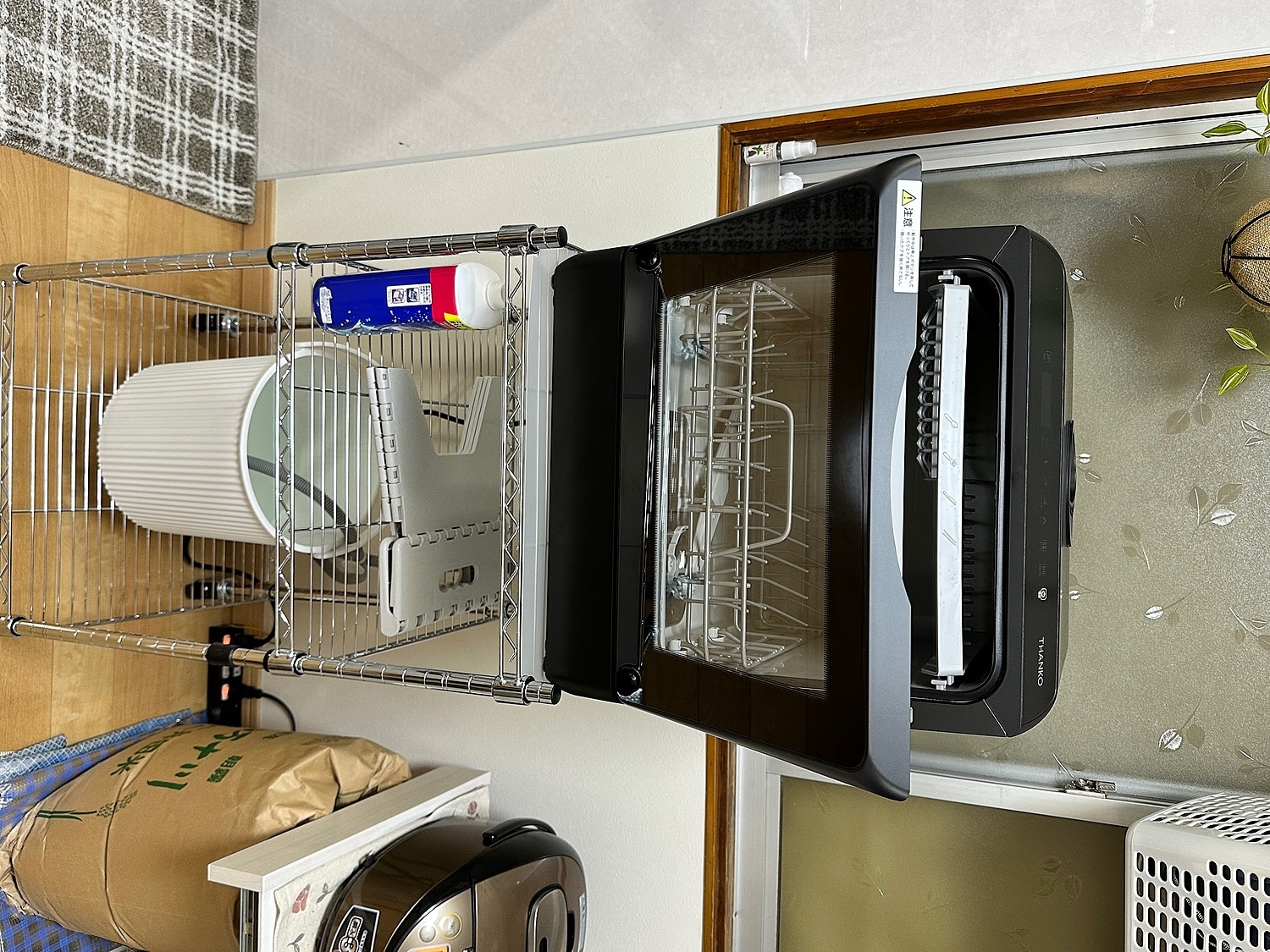 食洗機 工事不要 タンク式 2人用 3人用 節水 時短 コンパクト 賃貸 小型 温風乾燥 高温洗浄 楽天1位 新生活 ギ ラクア 食洗機 口コミ レビュー画像13