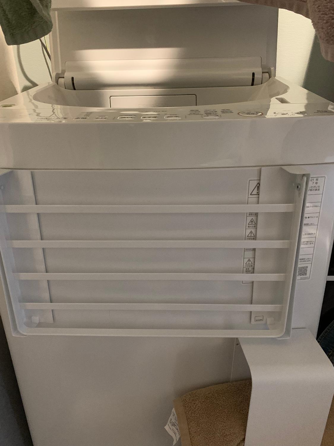 ［ 洗濯機横マグネット折り畳み棚 タワー 1段 ／ 2段 ］山崎実業 tower マグネット 強力 タオル置き 使いやす 山崎実業tower 洗濯機横マグネット棚 折り畳み棚 レビュー画像3