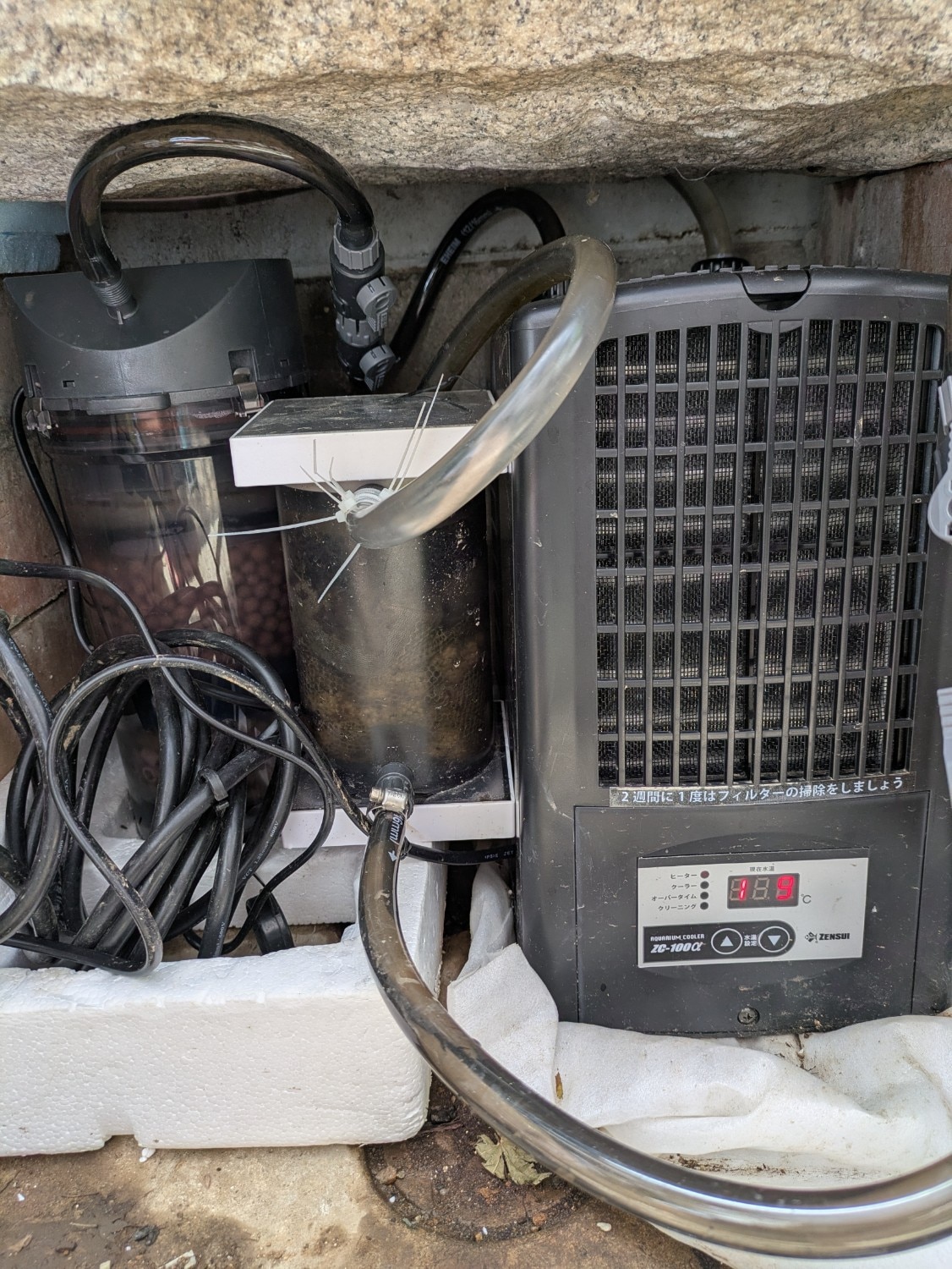 楽天市場】ゼンスイ 水槽用クーラー ZC−100α 〜100L アクアリウム