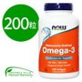 ֥ʥա ᥬ3 եå奪 1000mg 200γ եȥ ʥա NOW Foods Omega-3 softgels EPA DHA ñ åȡפξʥӥ塼ܺ٤򸫤