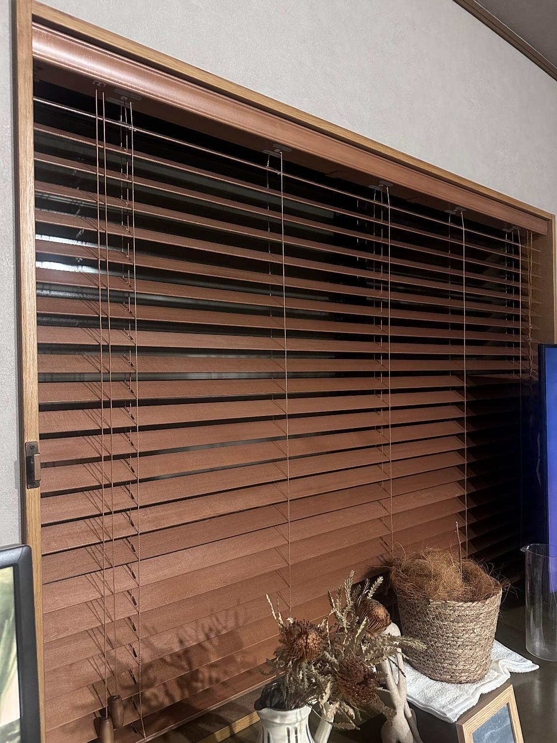 ウッドブラインド 木製ブラインド インテリアミクソン レビュー画像3