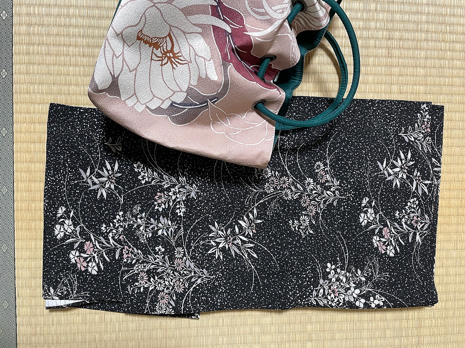 栗山工房　和装バッグ 月下美人 楽天市場】再入荷 バッグ トートバッグ 栗山工房 和柄花柄