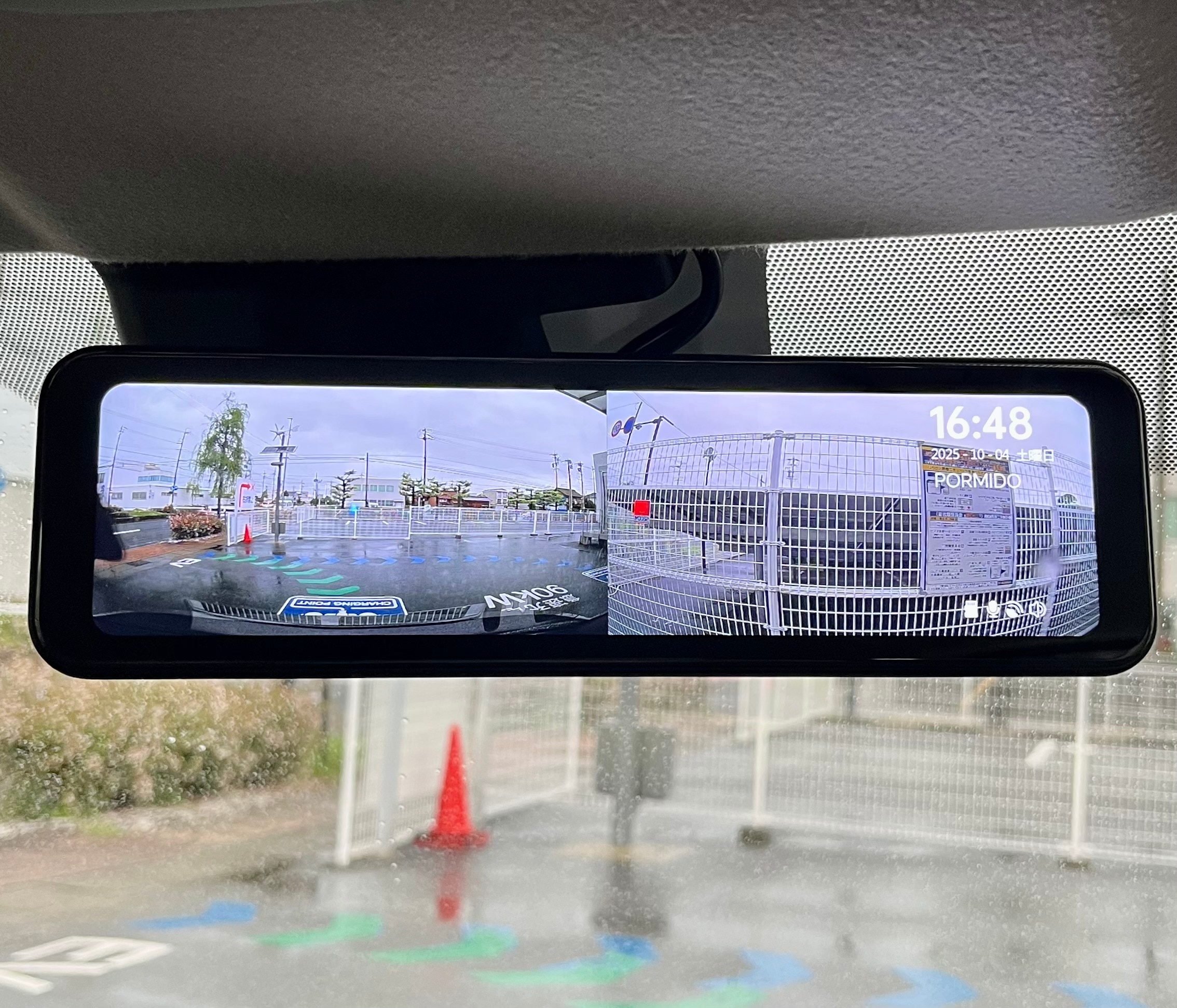 ドライブレコーダー デジタルインナーミラー PORMIDO レビュー画像6