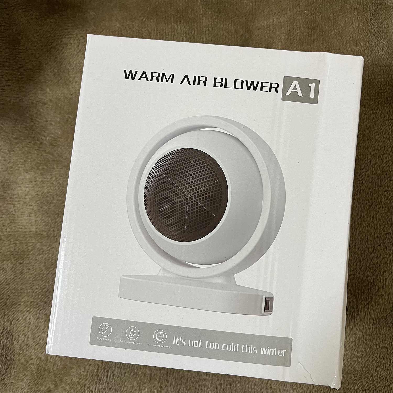 WARM AIR BLOWER Ａ１ 小型セラミックファンヒーター - ファンヒーター