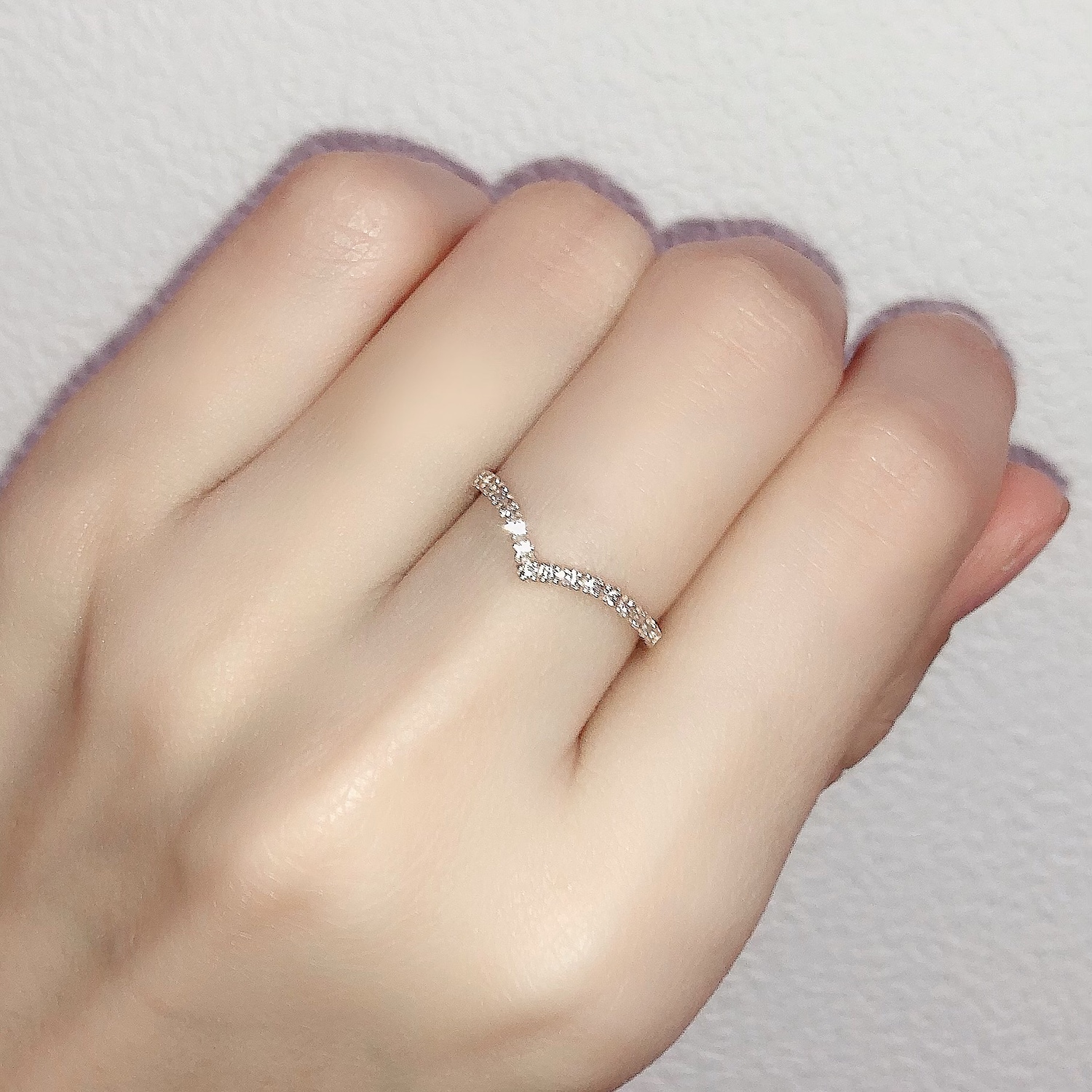 交換無料！ 楽天市場】K10WG/YG/PG ダイヤモンド リング【0.17ct V字 アクセサリー
