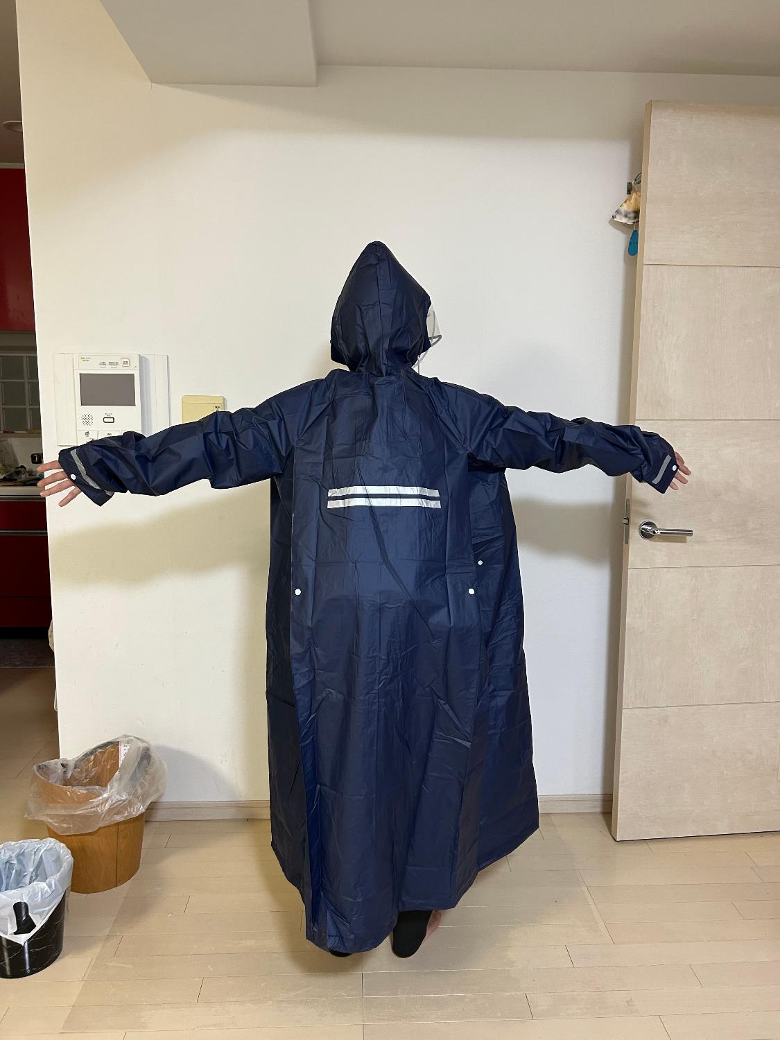 クーポンで2,880円 レインコート自転車 レインコート通学 レインコート通勤 レビュー画像6