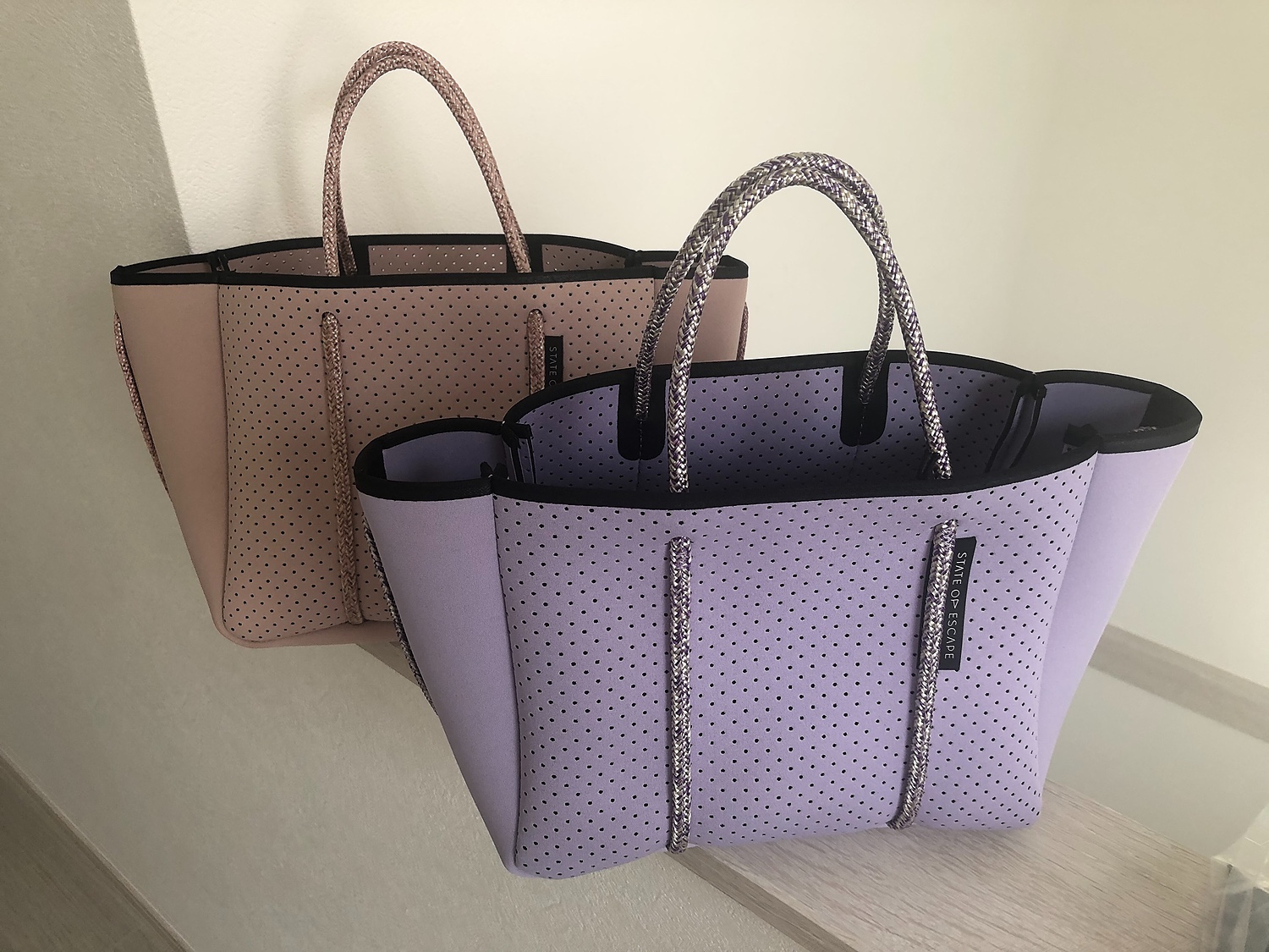 ステイトオブエスケイプ エスケープ トート セージグリーン ブレンドロープ｜Totes