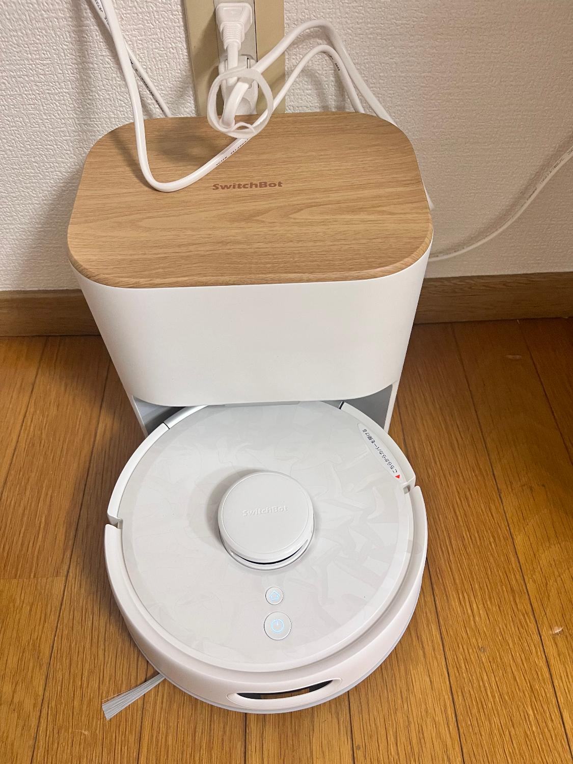 SwitchBot ロボット掃除機 K11+ お掃除ロボット 掃除ロボット 掃除機 クリーナー 超小型 水拭き 拭き掃除 SwitchBotK11+ ロボット掃除機 お掃除ロボット レビュー画像10