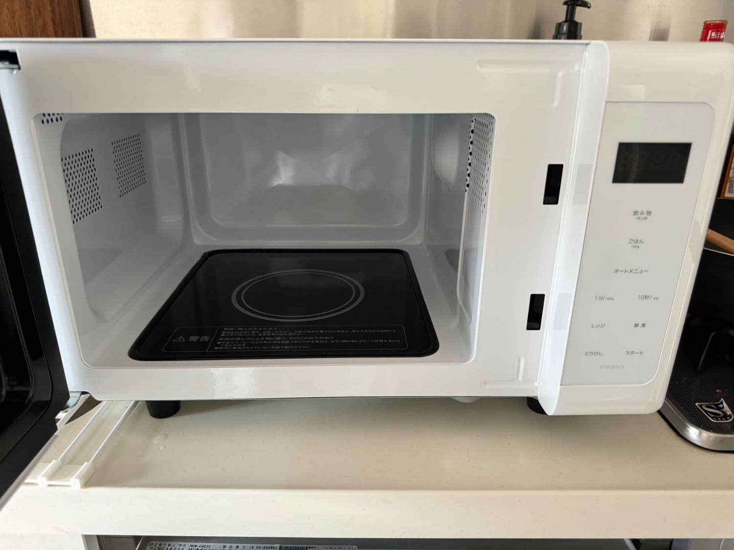 楽天市場】simplus シンプラス 電子レンジ 18L フラットテーブル 楽天市場】simplus シンプラス 電子レンジ 18L フラットテーブル