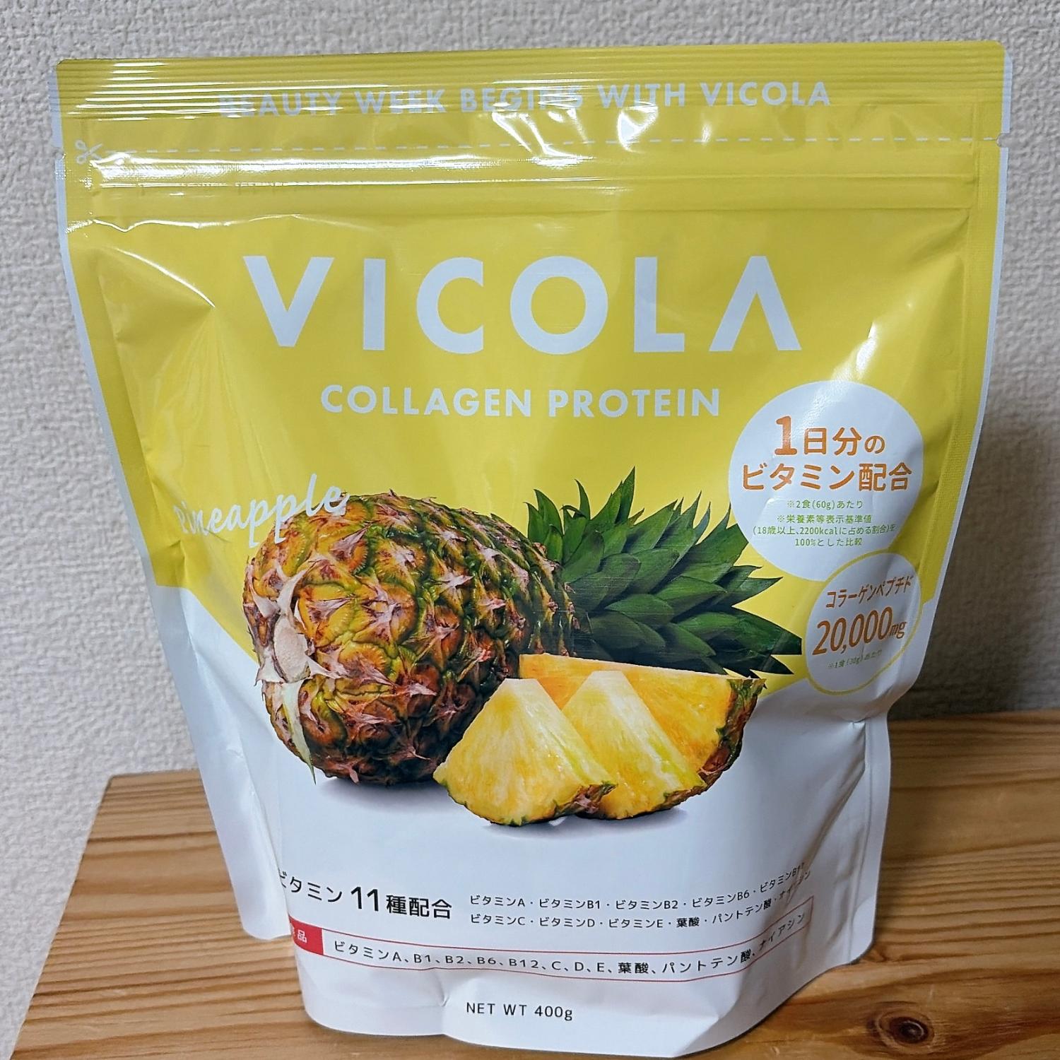 楽天市場】VICOLA 公式 ビコラ プロテイン みやこ監修 400g コラーゲン 