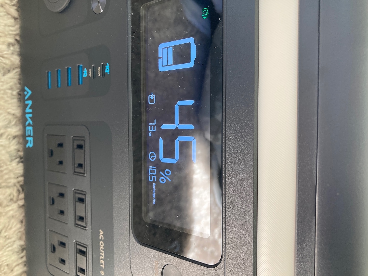 Anker Solix F1200 ポータブル電源1229Wh 蓄電池 ポータブルバッテリー 1.5H満充電 高出力AC AnkerSolixF1200 ポータブル電源 口コミ レビュー画像5