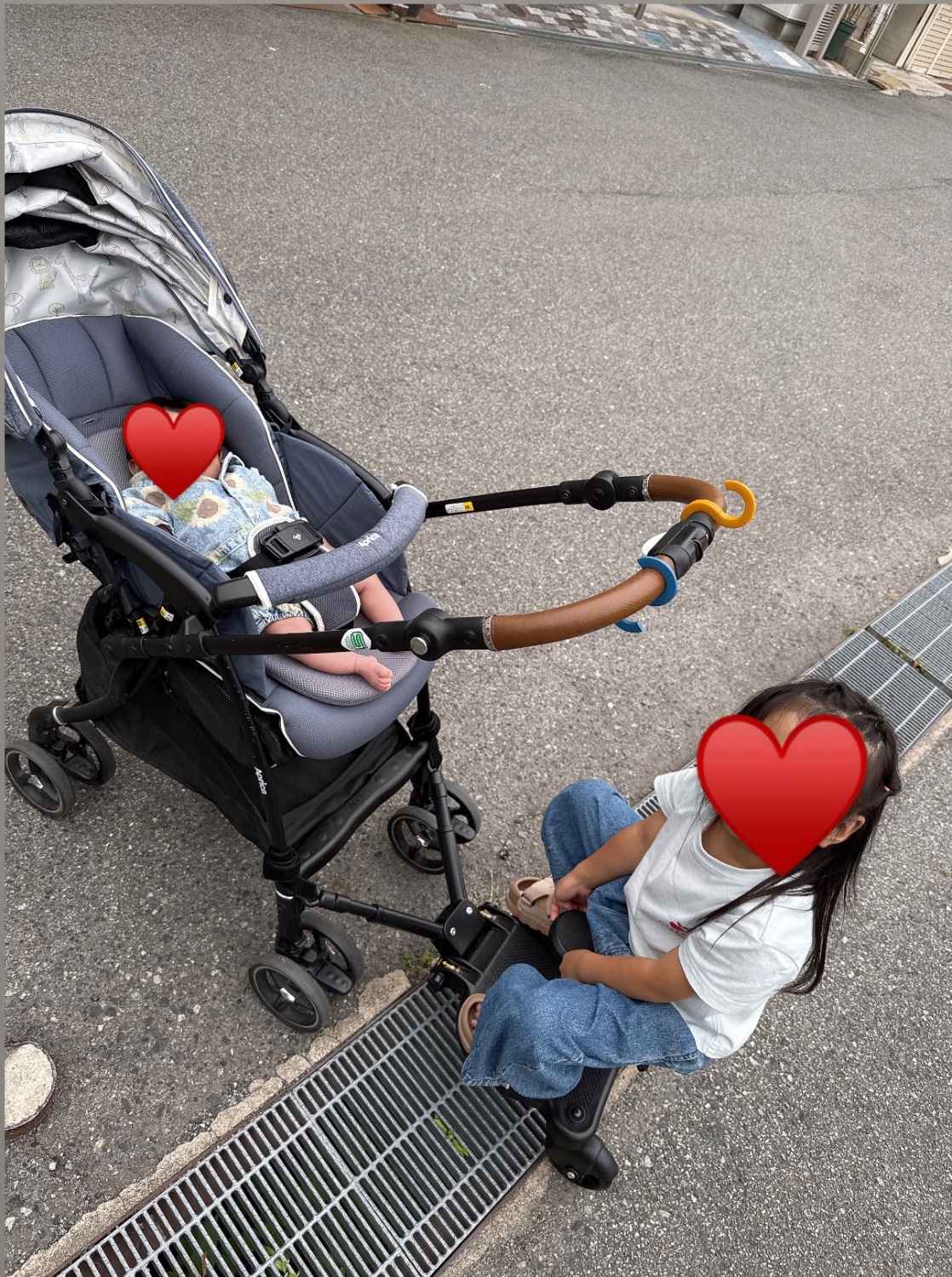 美品！！ better life ベビーカー ステップボード ハンドル付き 美品！！ better life ベビーカー ステップボード ハンドル付き