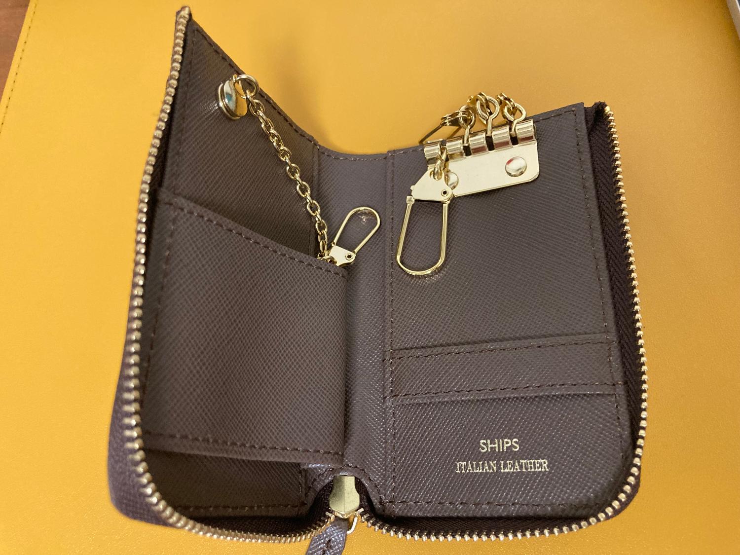 SHIPS | SHIPS:【SAFFIANO LEATHER】 イタリアンレザー キーケース