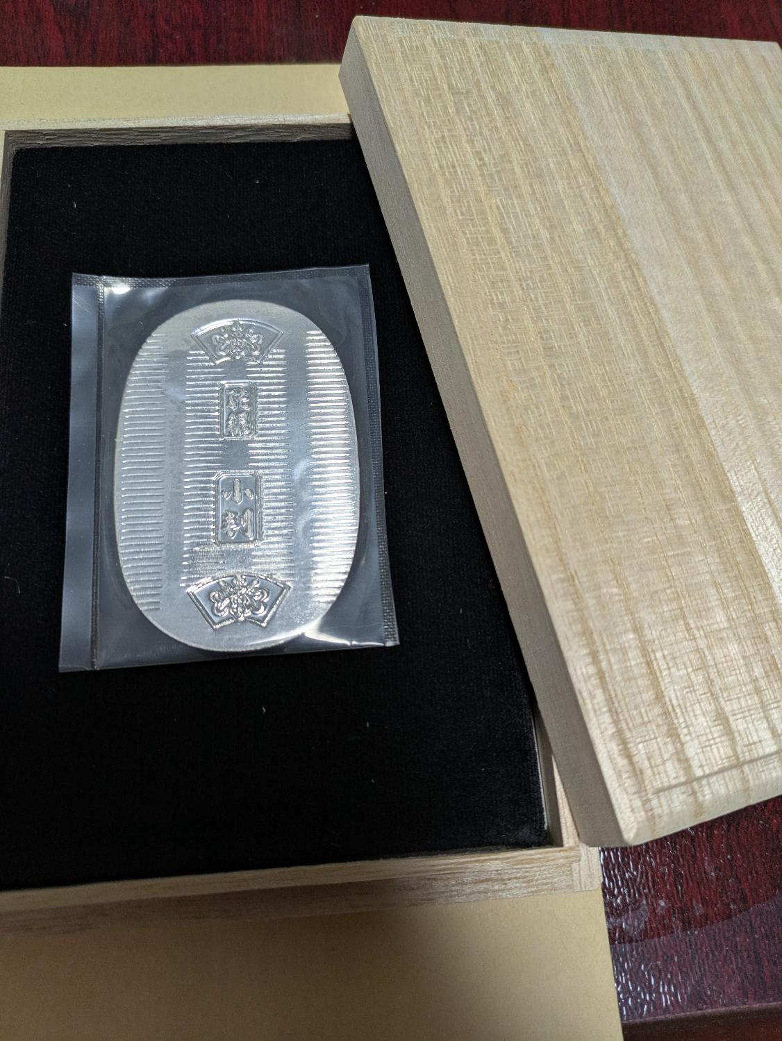 楽天市場】【徳力本店 公式】[純銀製 小判 30g]純銀 シルバー SV999 Ag