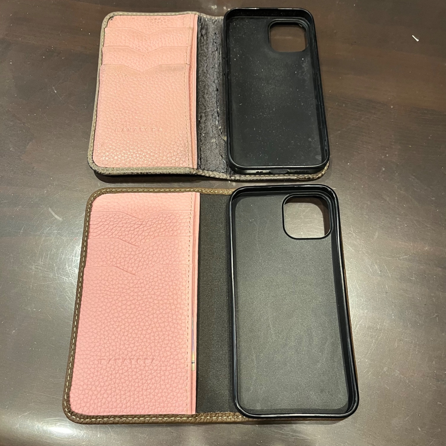 iPhone17 ケース バイカラー 手帳型 本革 17e Air 16e iPhone16 iPhone15 iPho HANATORAレビュー ハナトラ手帳型ケース iPhone手帳型ケース本革 レビュー画像5