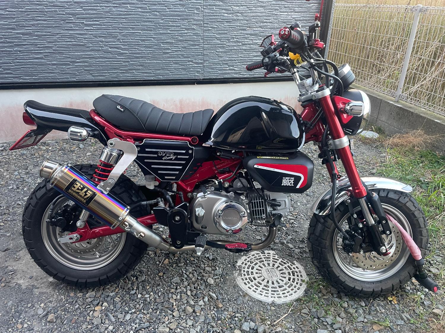 楽天市場】SNB ホンダ モンキー125用 タンクカバー モトクロスカスタム