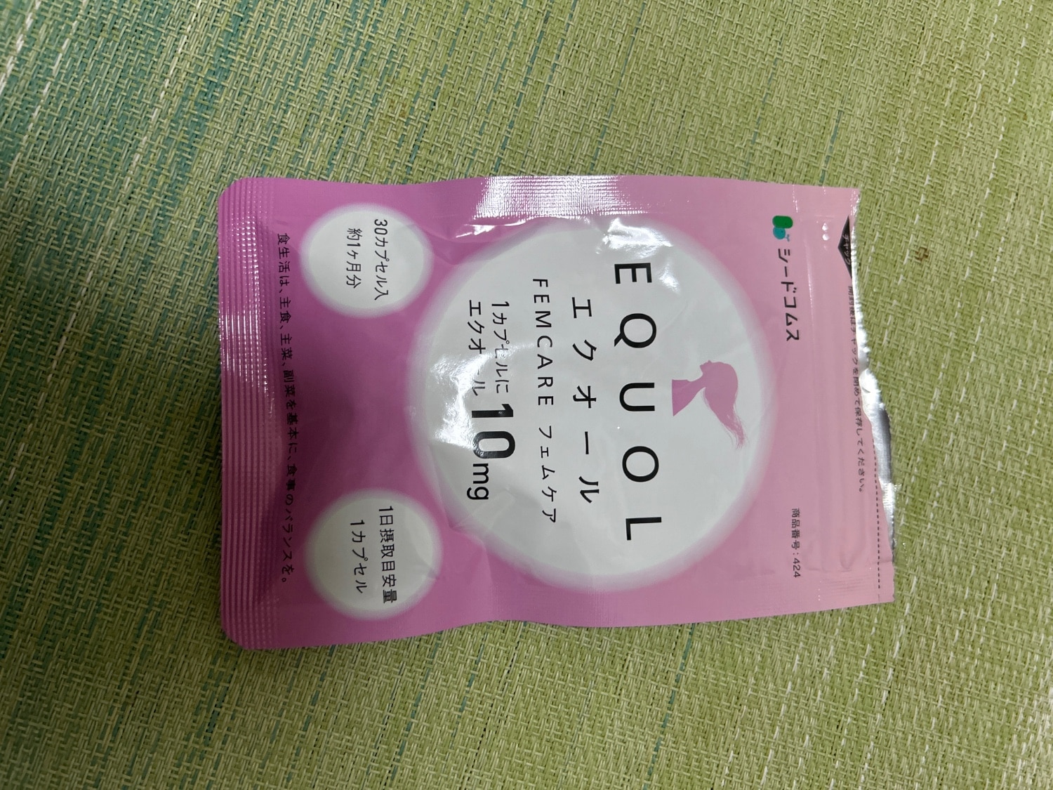 楽天市場】＼1カプセルエクオール10mg配合／エクオールフェムケア 約1
