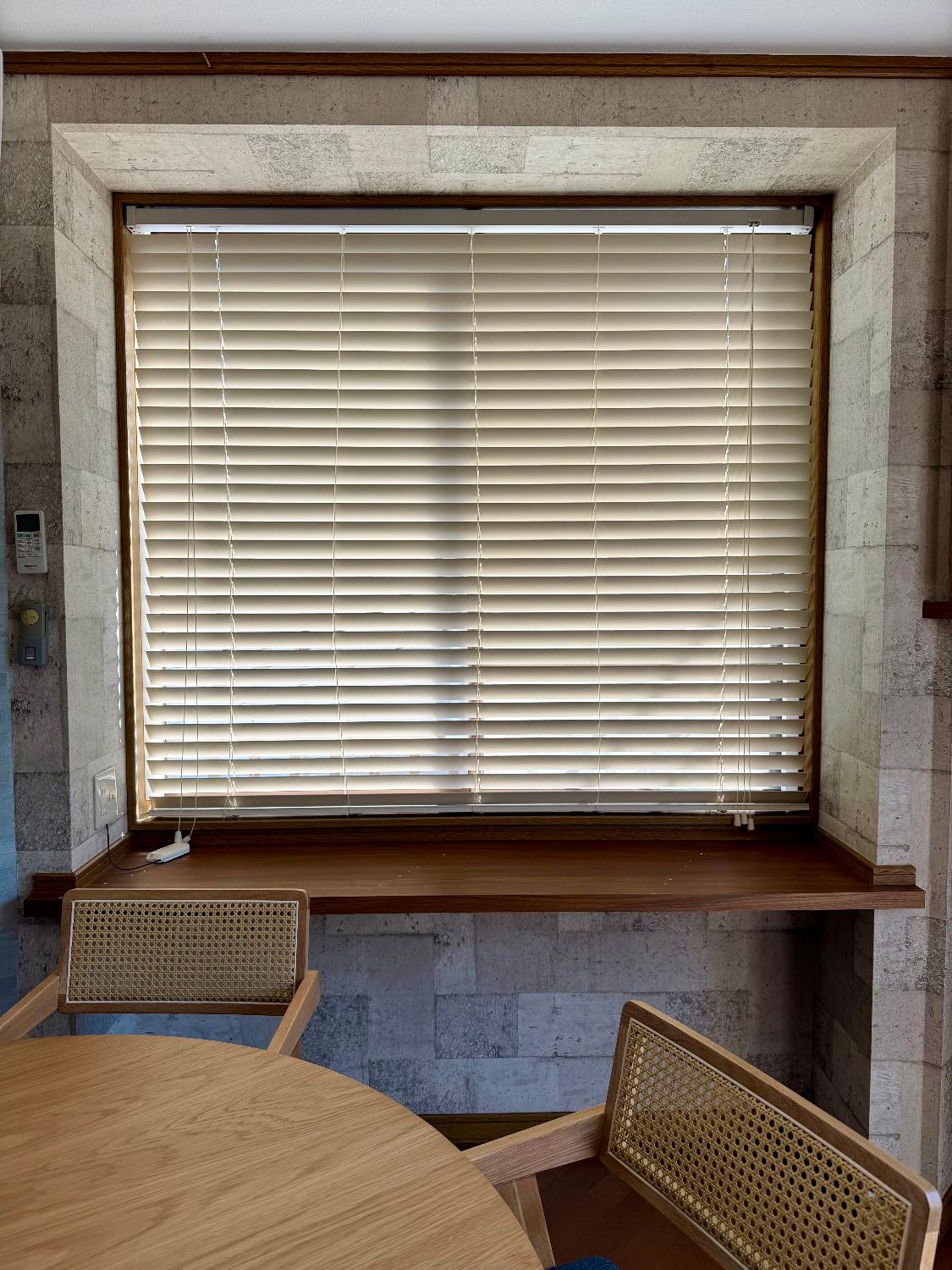 ウッドブラインド 木製ブラインド ノッキ レビュー画像7