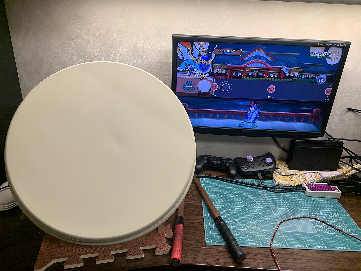 おうち太鼓にPC用多機能接続器 Taiko force lv5 太鼓フォース対応 