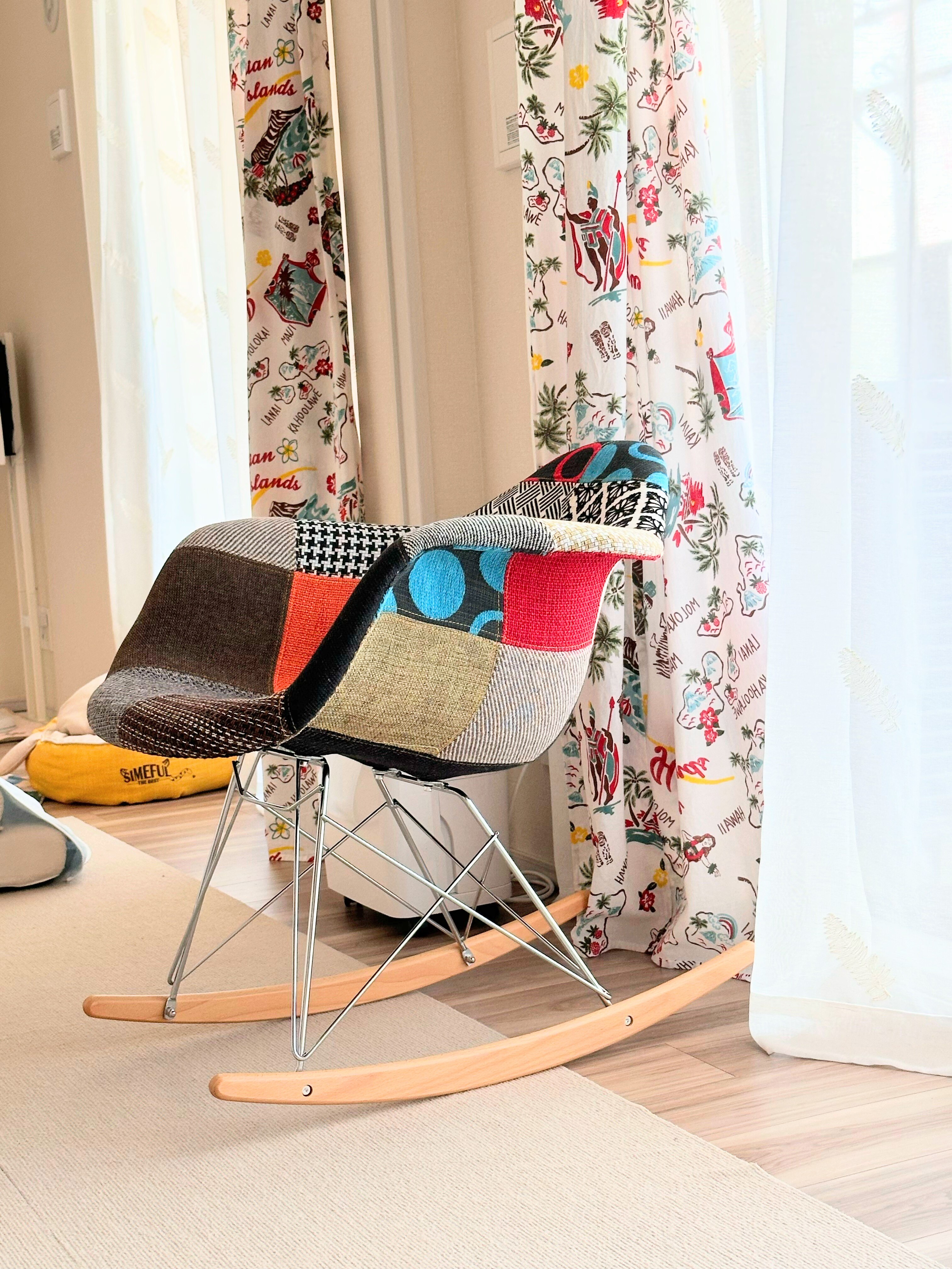 楽天市場】イームズチェアー パッチワーク イームズアームチェア