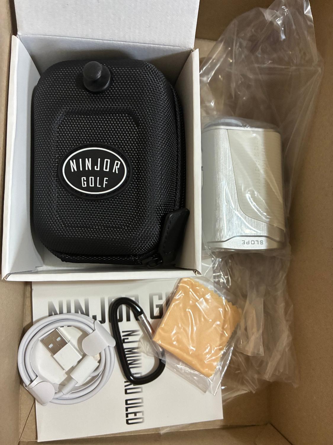 【美品　箱付き】NINJOR GOLF 距離計 NJ MINI PRO OLED NINJOR GOLF NJ MINI PRO OLED ゴルフ 距離計 小型コンパクトサイズ