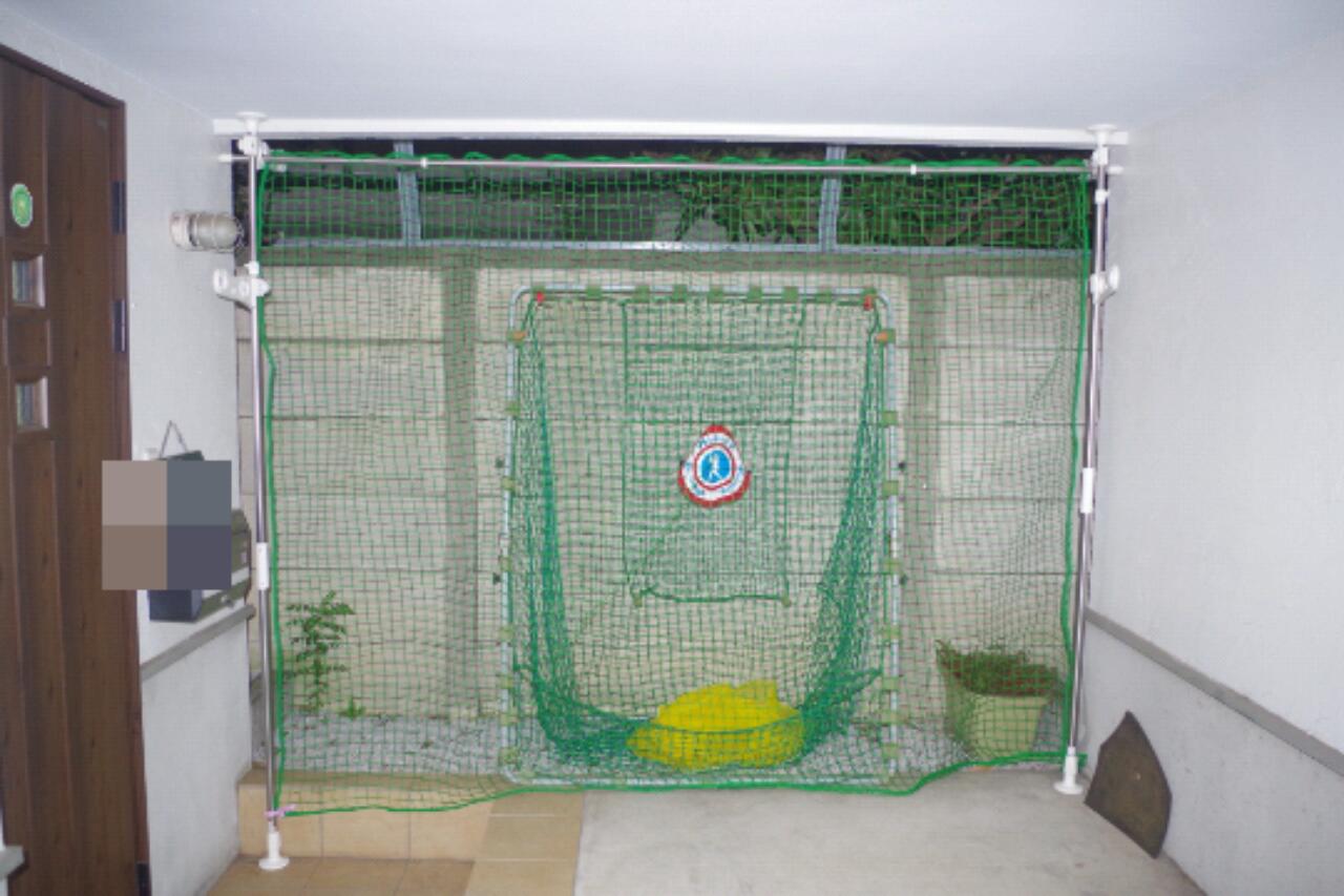 野球ネット(黒・白・茶・青・シルバー) 3.4m×2.3m - 野球練習用具