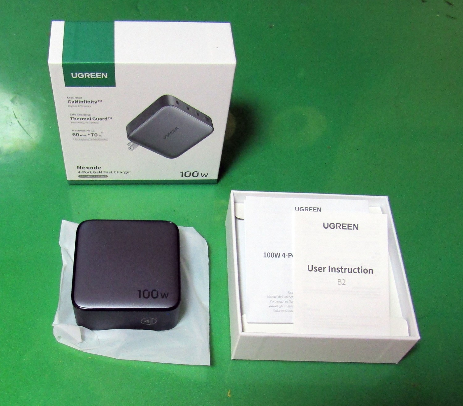 UGREEN充電器 100W充電器 GaN充電器 レビュー画像13