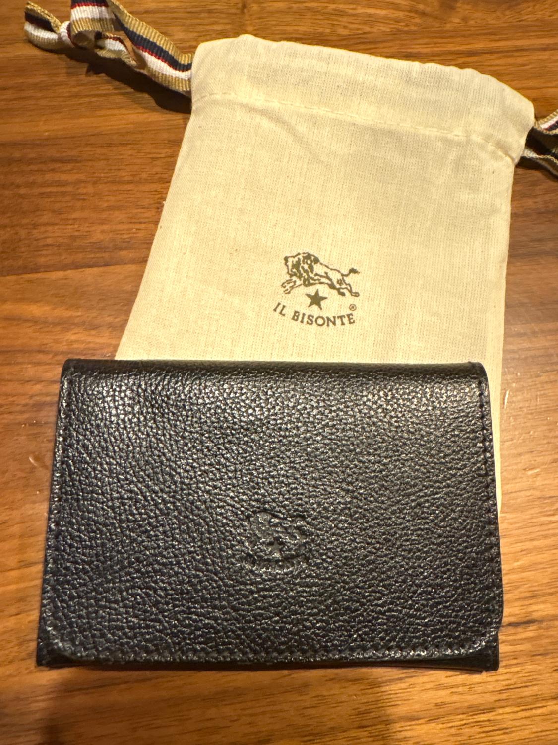 IL BISONTE イルビゾンテ 長財布 名刺入れ セット イルビゾンテ Il Bisonte 名刺入れ カードケース C0855 P CARD CASE