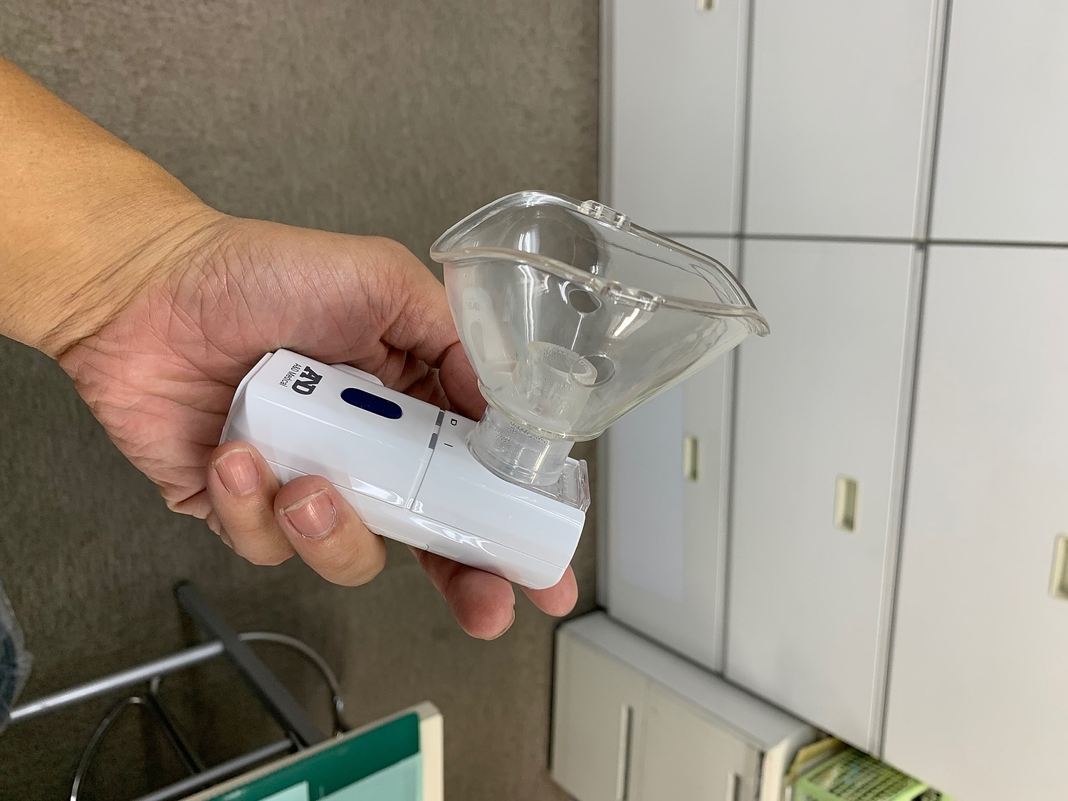 吸引器 喉 スチーム 携帯 新品 National製 のど・鼻両用 スチーム吸入