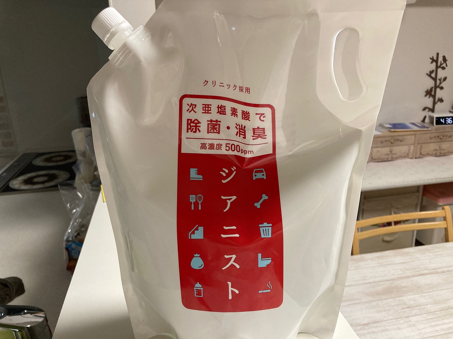 次亜塩素酸水 500ppm ジアニスト合計3L 歯科医師おすすめ <br><br>次亜