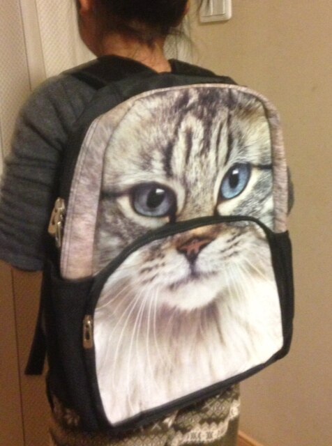 楽天市場 購入者さんのトラ ネコ キャット アニマル バックパック バッグ 宅急便送料無料 ネコ顔トラ顔 アニマルフェイスリュック メール便不可 あす楽 土曜営業 あす楽 日曜営業 あす楽 年中無休 Buzz Ex みんなのレビュー 口コミ