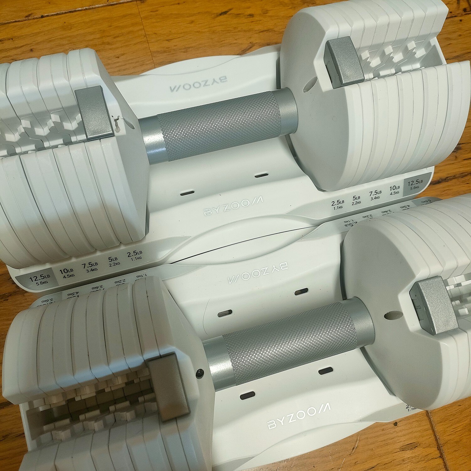 【美品】BYZOOM FITNESS 可変式ダンベル 5kg 2個セット Amazon | 可変式ダンベル 5kg Pure Series ブラック 単品 5段階