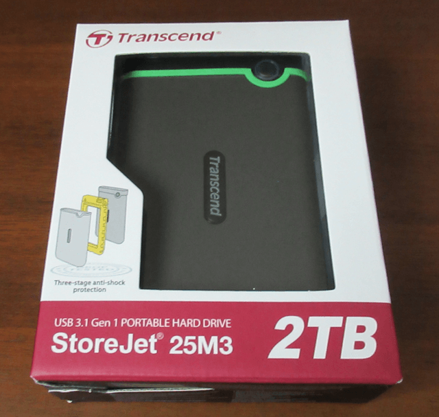 【楽天市場】Transcend ポータブルHDD 2TB ハードディスク USB3.1 2.5インチ HDD 外付け 耐衝撃 3年保証