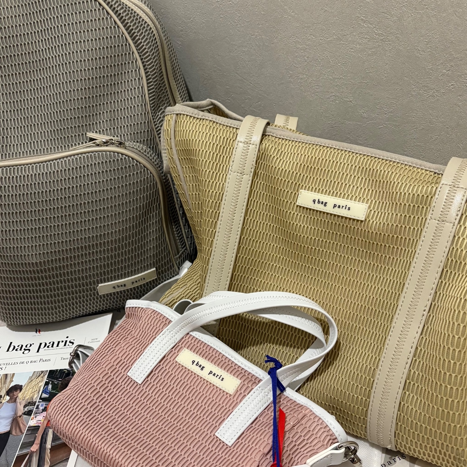 ≪楽天1位★高評価4.81≫ ショルダーバッグ ミニトート サブバッグ レディース 斜めがけ 2way ミニバッグ 大人 qbagparis キューバッグパリ ネストスーパーミニ レビュー画像3