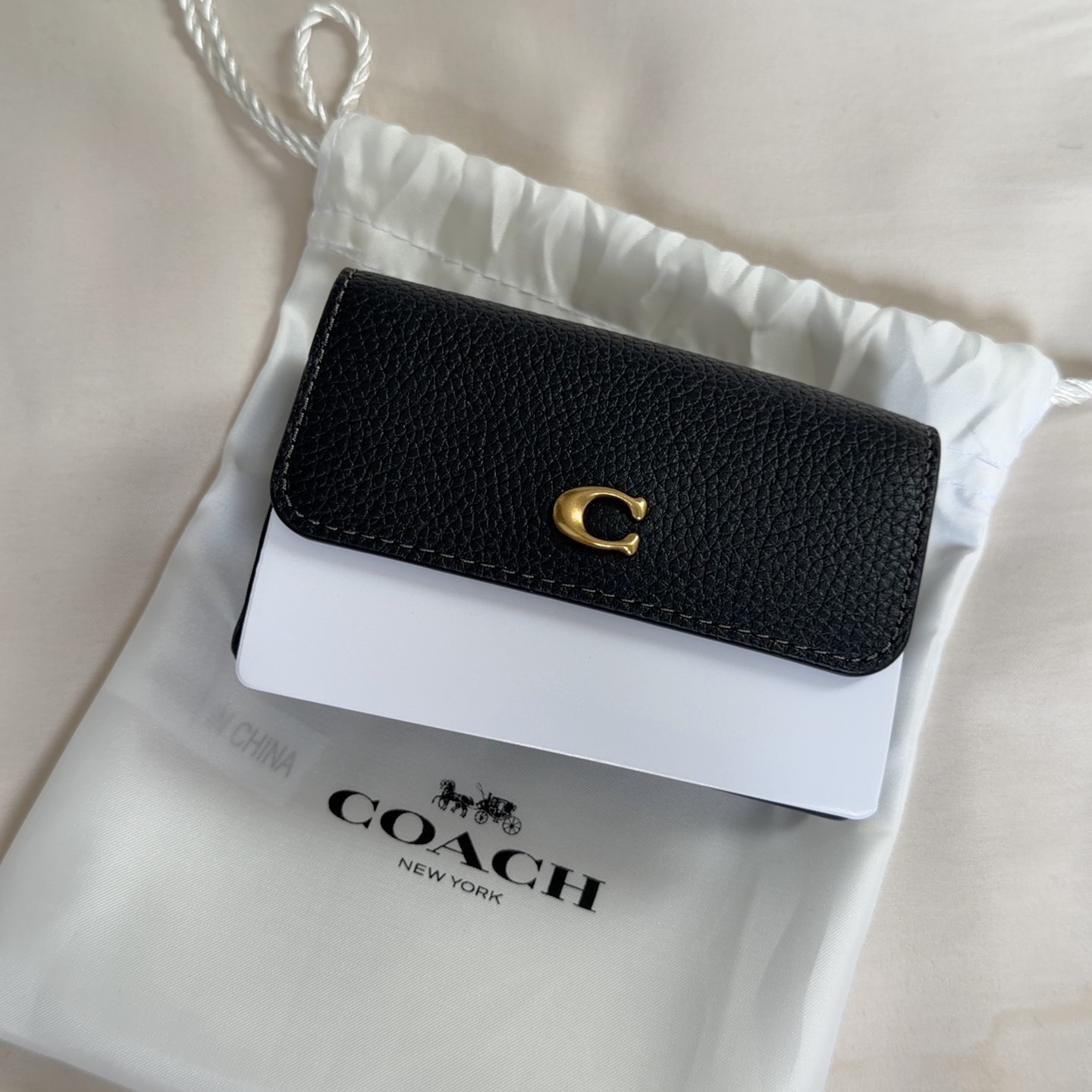 楽天市場】COACH 【公式】ミニ トライフォールド ウォレット コーチ