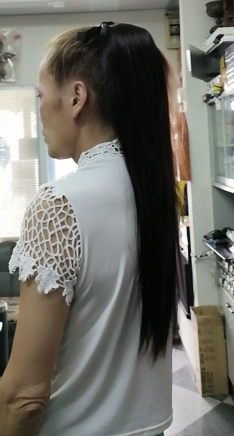 楽天市場 送料無料 部分ウィッグ Wig つけ毛 エクステ ポニーテール ストレート 自然 リアル 女性用 かつら ヘアピース ロング アレンジ 直毛 45cm 55cm 65cm Plus Nao みんなのレビュー 口コミ