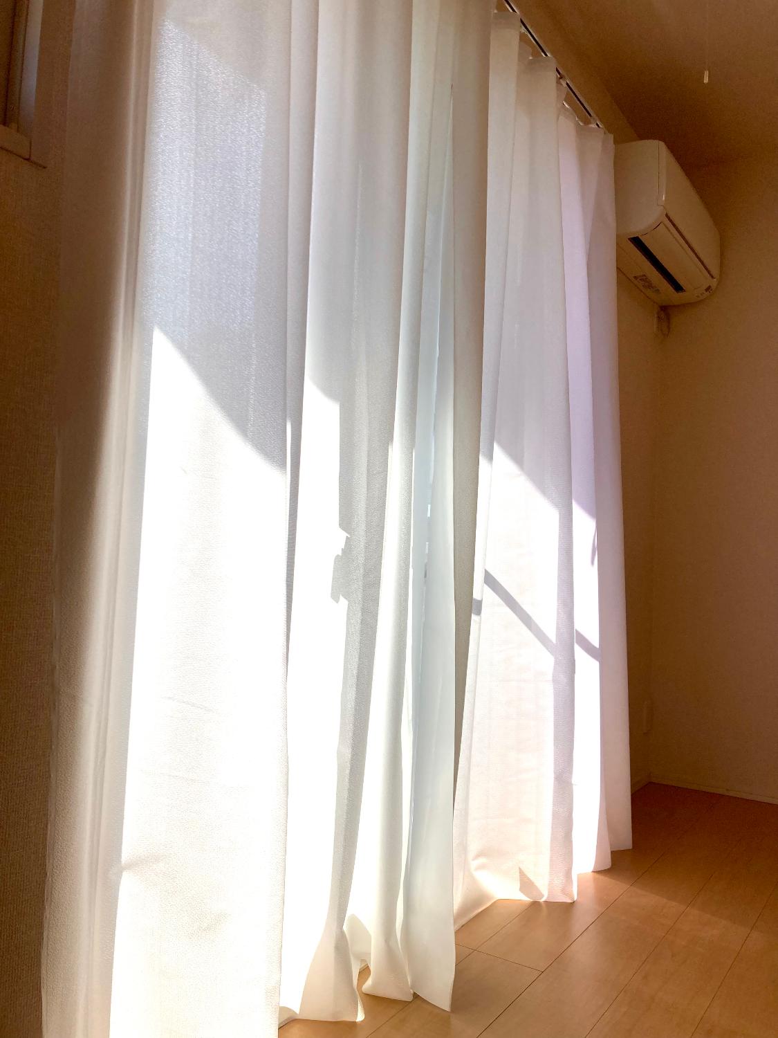 レースカーテン 遮熱カーテン ミラーレースカーテン レビュー画像9