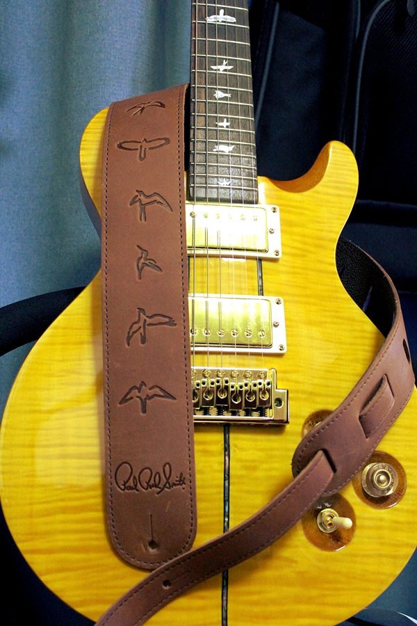 PRS BROWN LEATHER BIRD STRAP