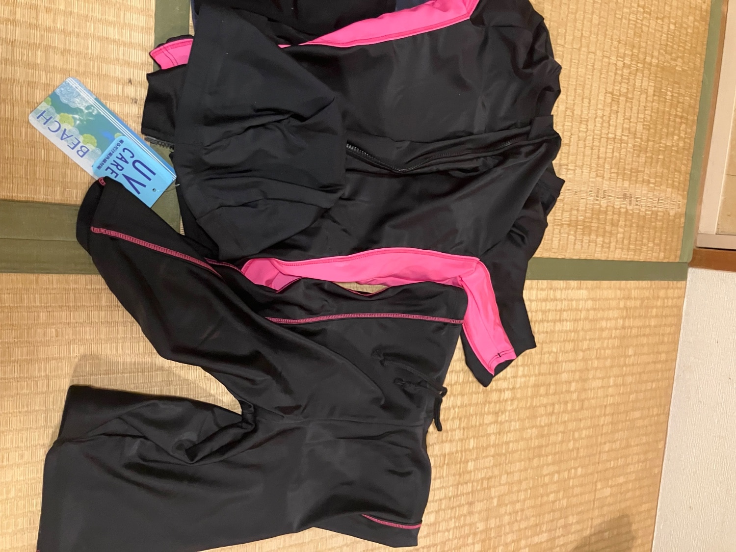 送料無料 フィットネス水着 レディース セット 選べる ゴーグル スイムショーツ タオル バッグ 大きいサイズ 体型カバ フィットネス水着 KIREI BEACH KB110 レビュー画像4