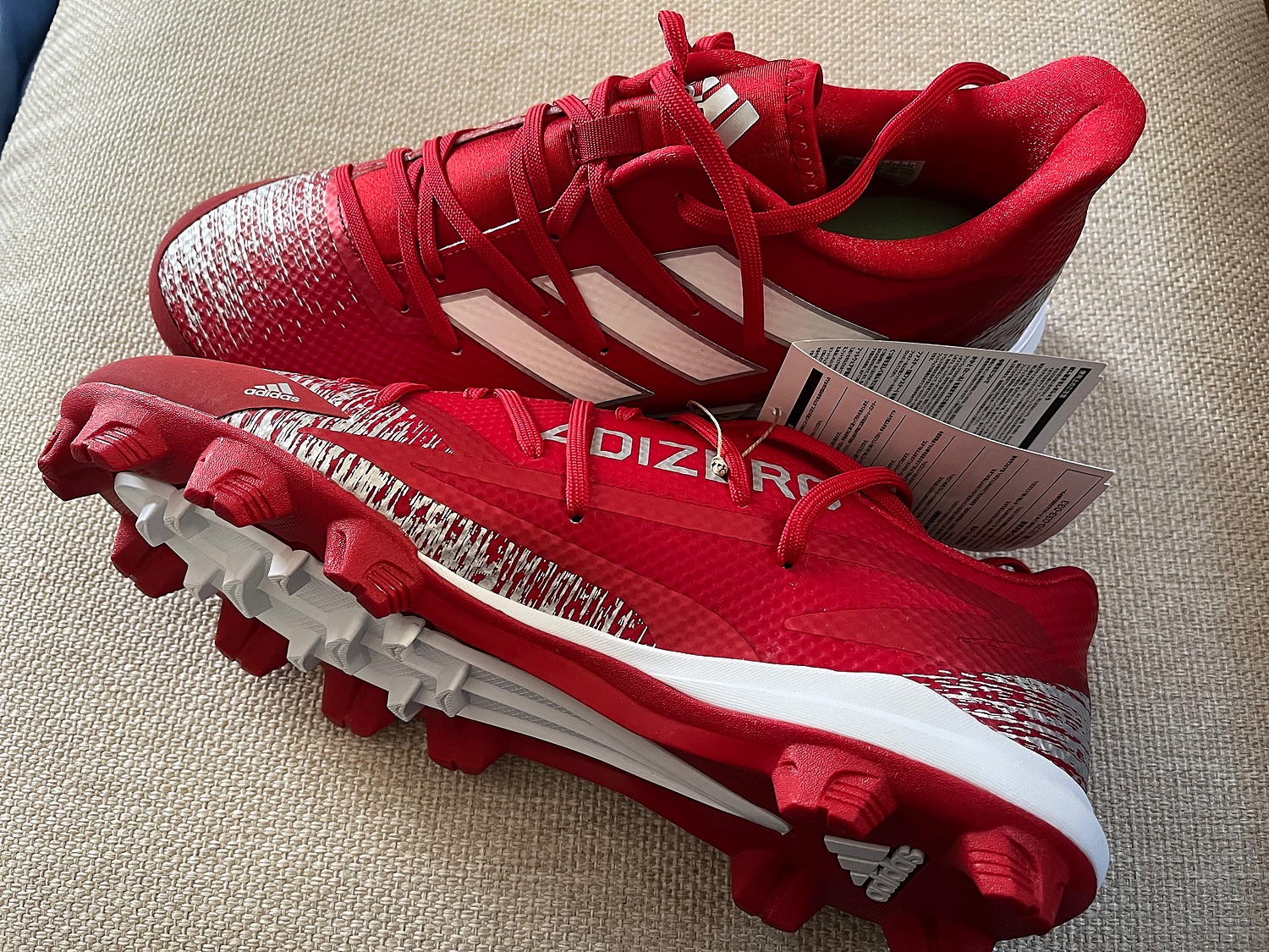 未使用　アディダス　スパイク　24センチ adidas - アディダス スパイク 24㌢の通販 by 虹SHOP