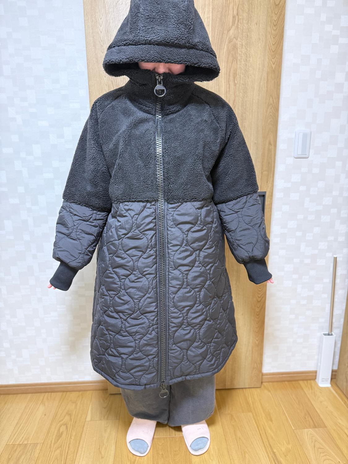 楽天市場】ビッグファスナー ロングコート レディース ボアアウター