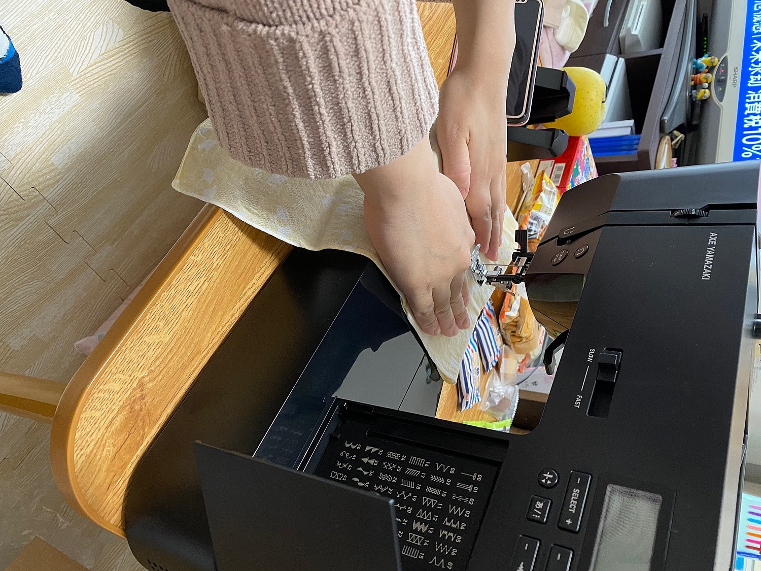 子育てにもっといいミシン MM-30 アックスヤマザキ ミシン コンピューターミシン 文字縫い 自動糸調子 初心者 入園 子育てミシン MM-30 アックスヤマザキ レビュー画像6