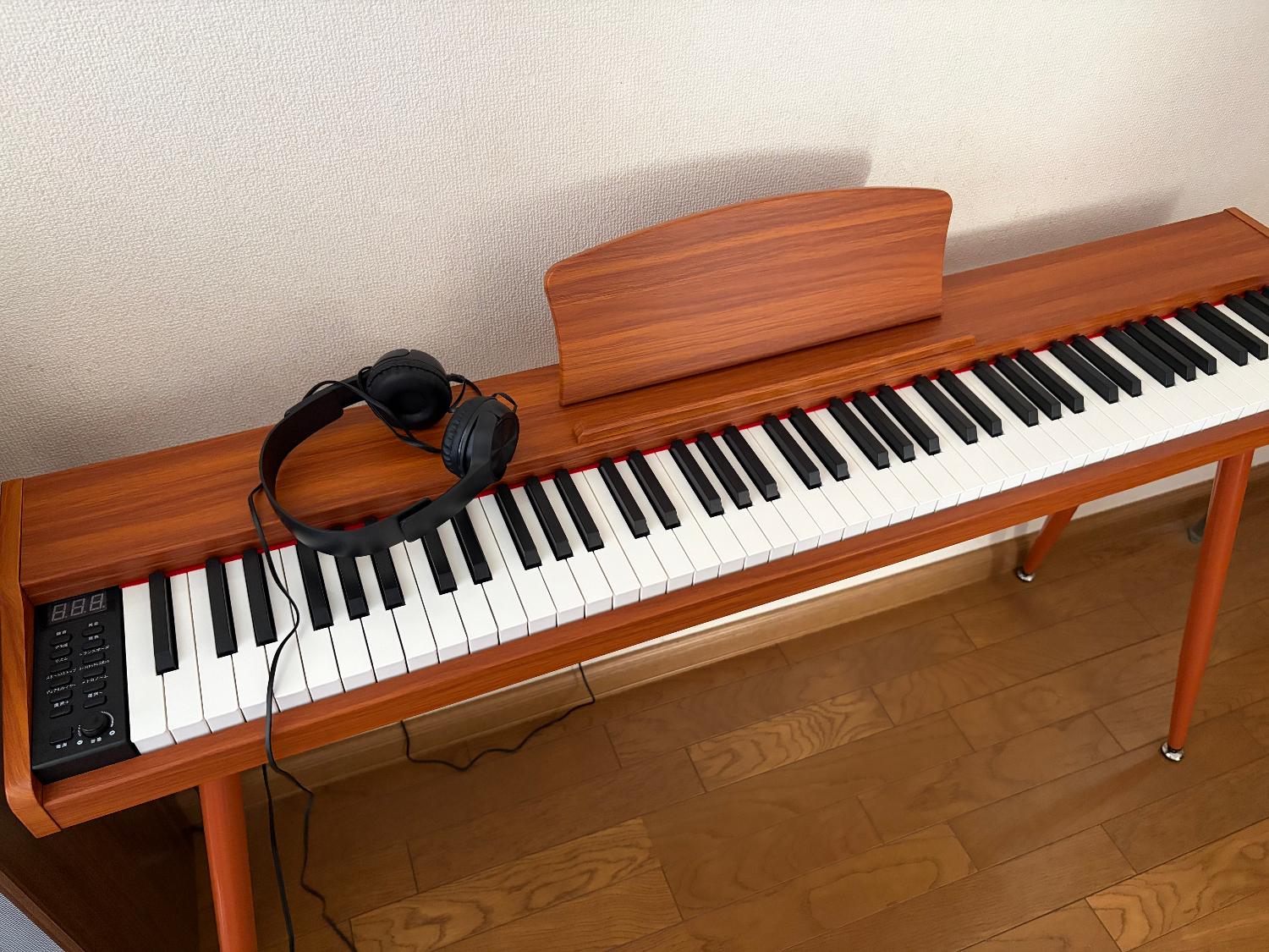 楽天市場】電子ピアノ 88鍵盤 スタンド 木製 ペダル付き 電子ピアノ
