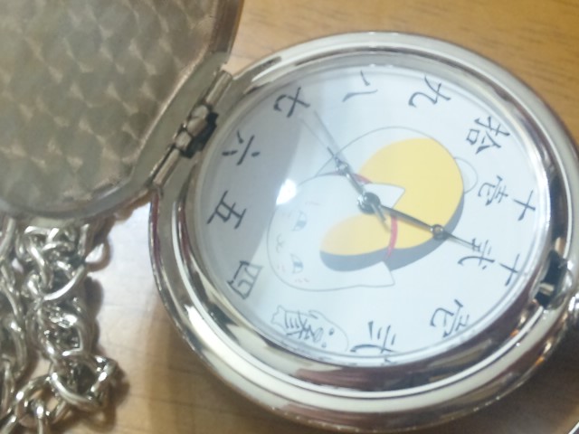 【楽天市場】最後3つとなりました！銀色の懐中時計本体のみの発送となります。夏目友人帳 ニャンコ先生 懐中時計(悠々号)(未購入を含む
