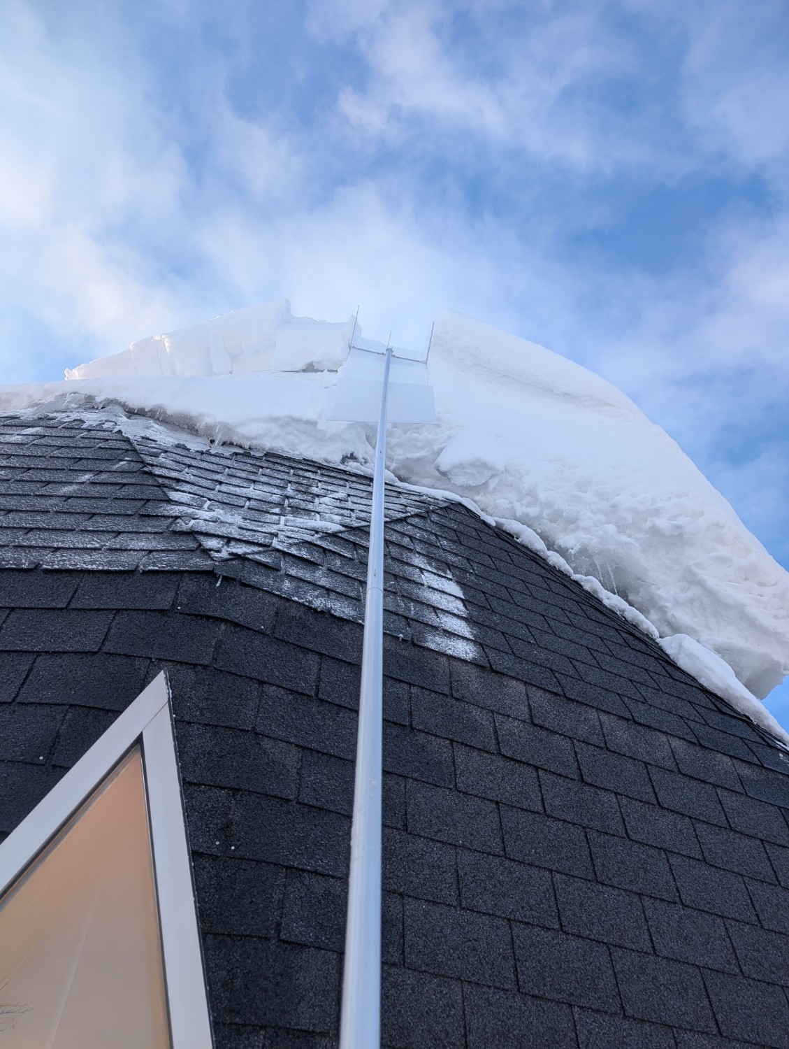 楽天市場】らくらく雪すべーる 全長5.4m 除雪用具 屋根 雪下ろし
