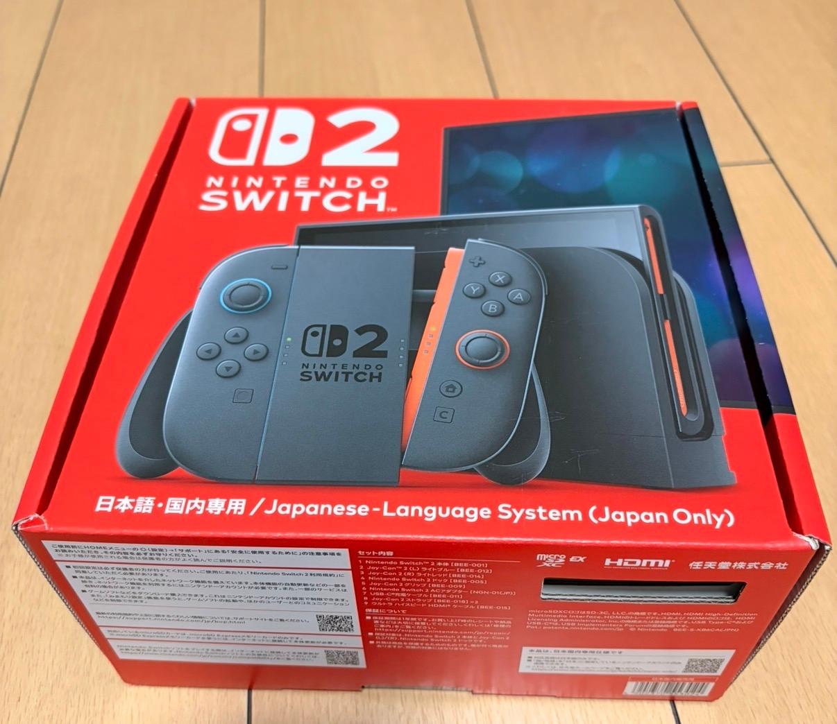 楽天市場】【新品】Nintendo Switch 2 日本語・国内専用 BEE-S-KB6CA