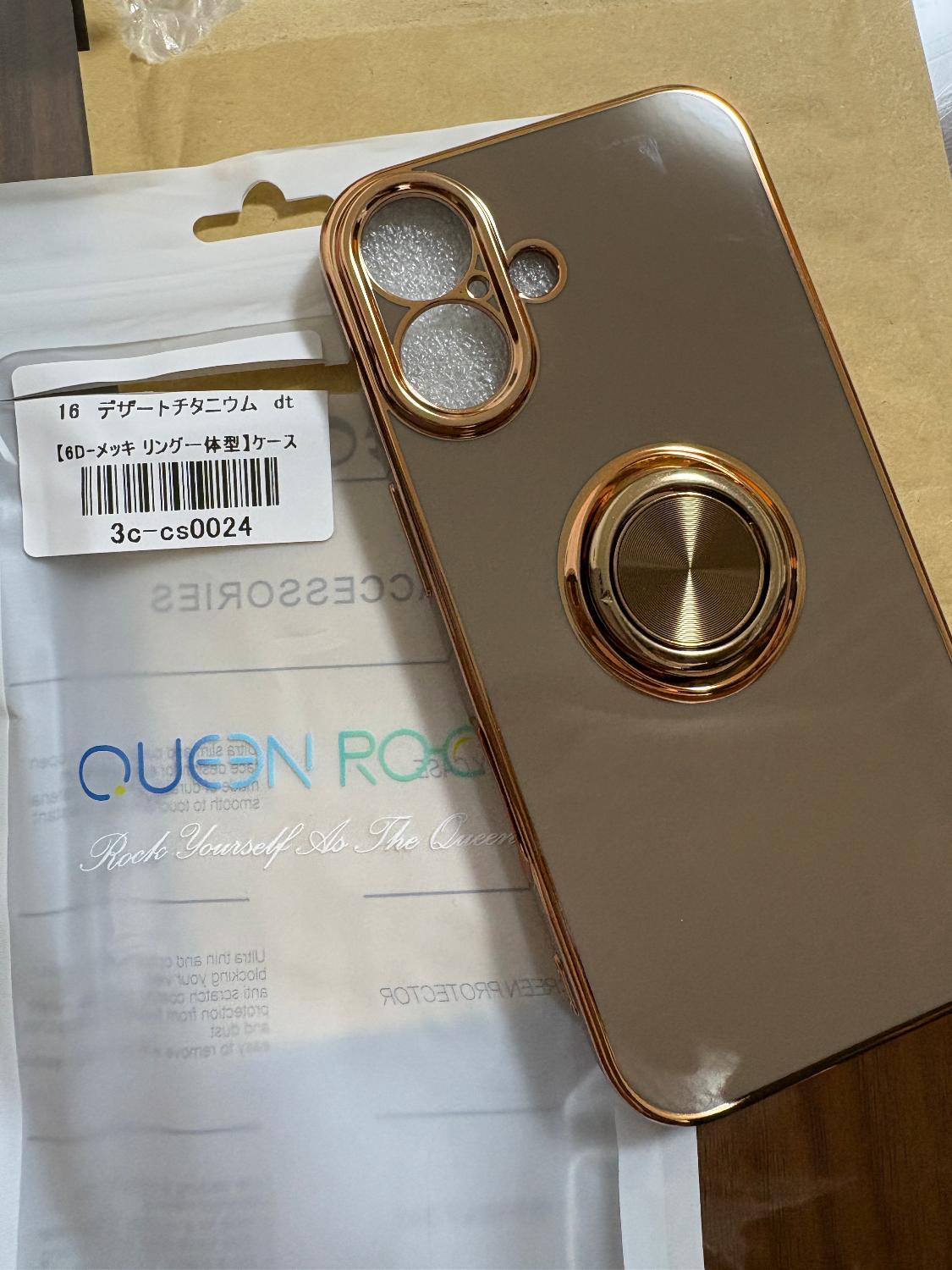 iPhoneケース リング一体型 メッキ加工 レビュー画像5