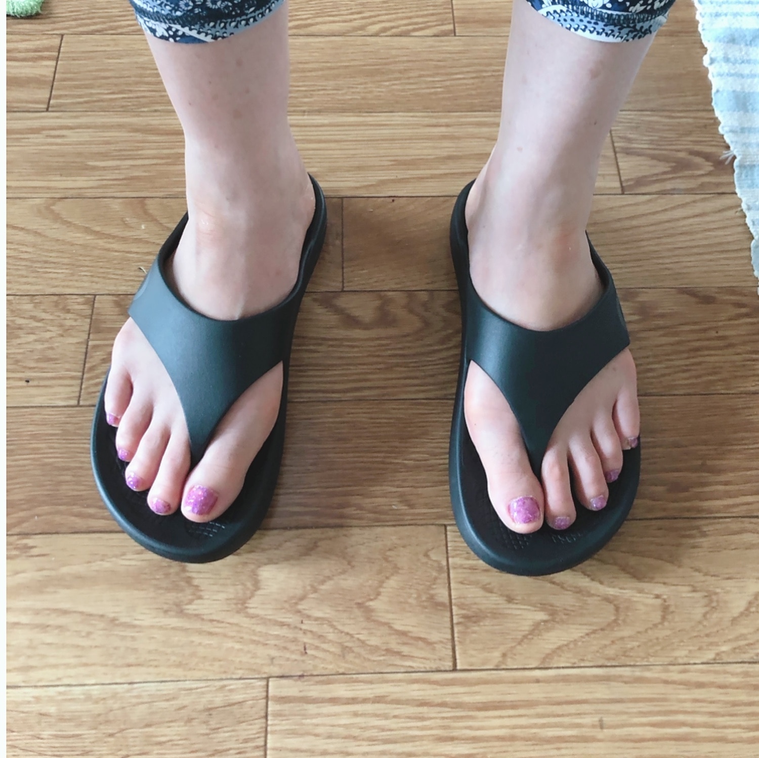 TENTIAL リカバリーサンダル FlipFlop ブラックL
