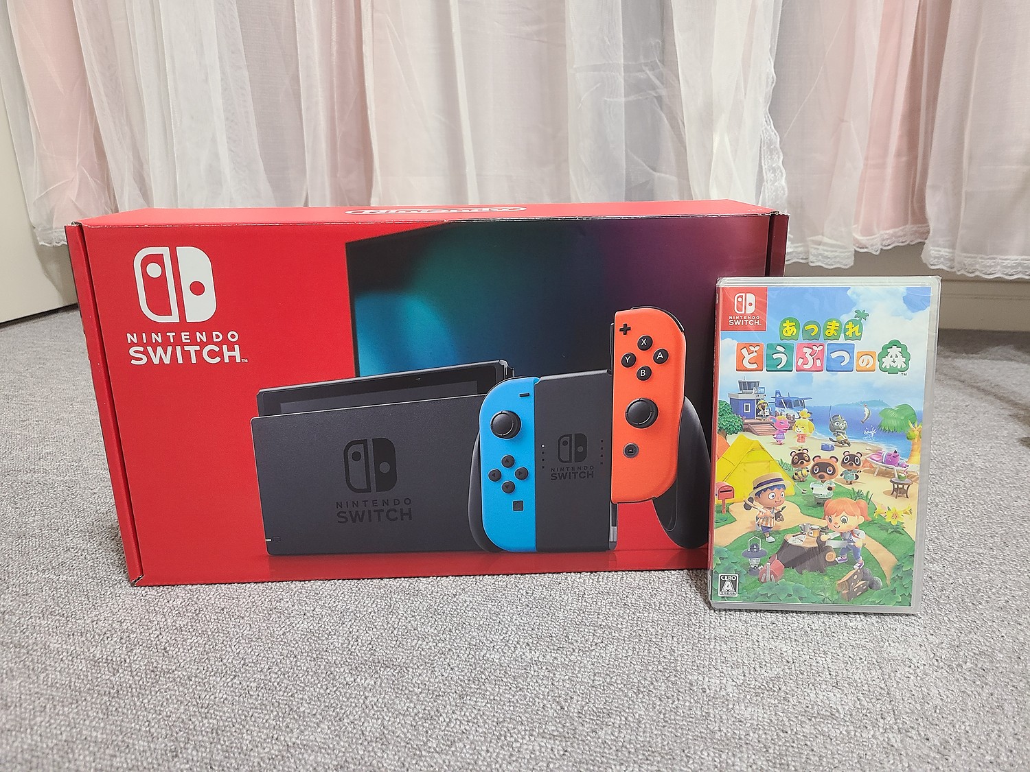 【楽天市場】新型 Nintendo Switch ニンテンドースイッチ 本体 Joy-Con (L) ネオンブルー/ (R) ネオンレッド