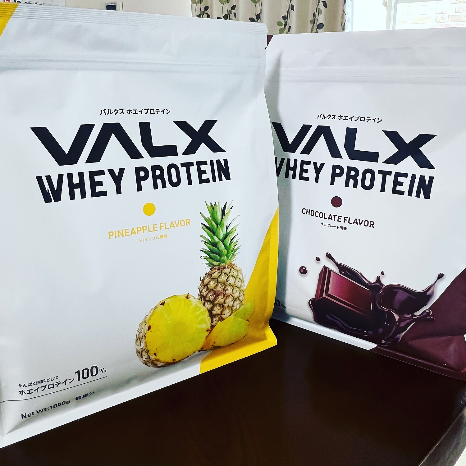 VALX プロテイン ティラミス風味 1kg×2袋＋ピーチ風味1kg×1袋-